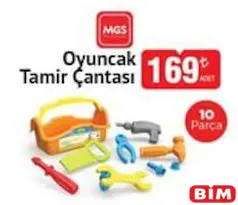 MGS OYUNCAK TAMİR ÇANTASI 10 PARÇA